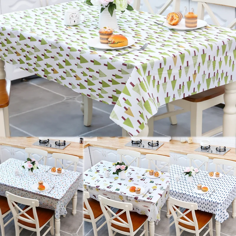 Buy Sale 1PCS PEVA Tablecloth Tea Table Mat Waterproof