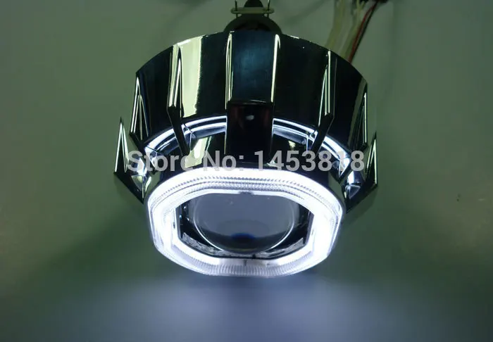 

JGAUT 3.0HQD 3inch Xenon Light HID Double Angel Eyes CCFL Bixenon Projector Lens Headlight 4300K 6000k 8000k H1 H4 H7 Universal