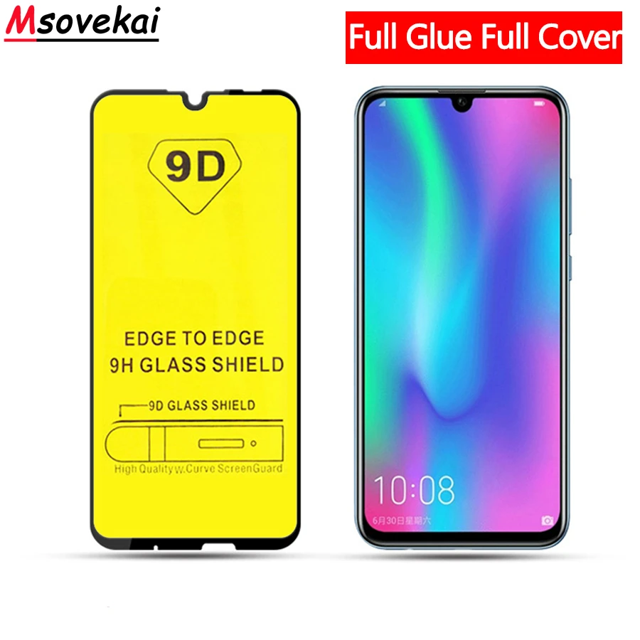 С уровнем твердости 9 H полное покрытие закаленное Стекло для Honor 10 Lite вид 20 huawei P