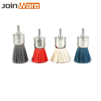 

4Pcs Nylon Wire Brush Polishing Mix Set Grit 120 180 240 320 for Cleaning Deburring Polshing