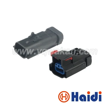 

Free shipping 2sets 2pin FCI 2pin Dehphi Chrysler Headlight plug Electric male female automotive connector 54200210 54200206