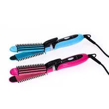 35 Вт, 3 в 1, профессиональный инструмент для укладки волос, выпрямитель для волос, завивка и регулировка температуры, быстрый нагрев, подарки