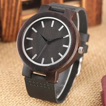 

Bamboo Wooden Watch Quartz Sport Handmade Lightweight Wrist Watch Timepieces Clock Male Casual Watches reloj hombre