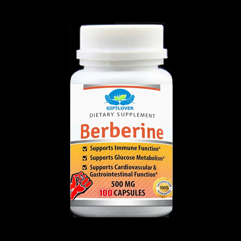 Amazing Formulas Berberine Extract - Supports Immune Function,Glucose Metabolism and Cardiovascular & Gastrointestinal Function 100pcs bottle ahcc supplement powerful supports immune health liver function maintains natural killer cell activity