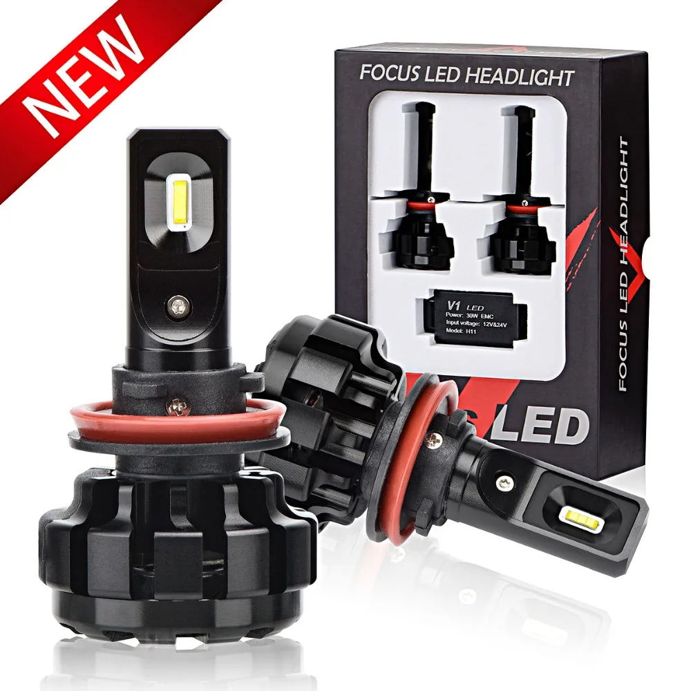 

H11 H8 H9 LED Headlight Bulb Conversion Kit Super Bright 6000K H11 LED Fog Light Bulbs H8 H9 Low Beam 1 Years Warranty