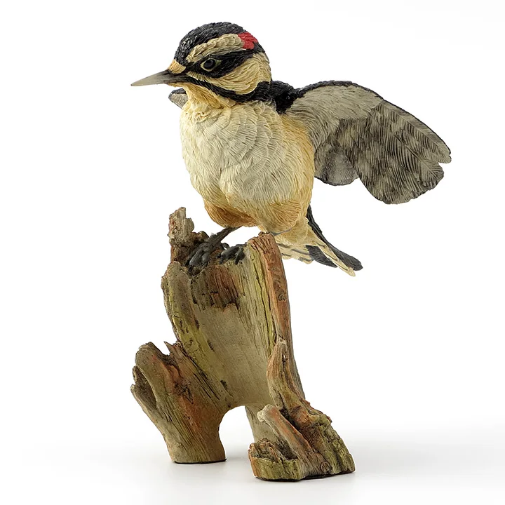 

Hand engraving Artwork The British designer woodpecker realistic animal decoration Home Furnishing holiday gifts