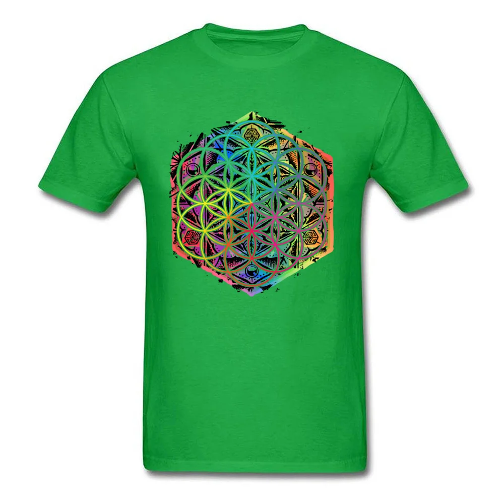 Sacred Geometry Flower of Life Mandala Color 1_green