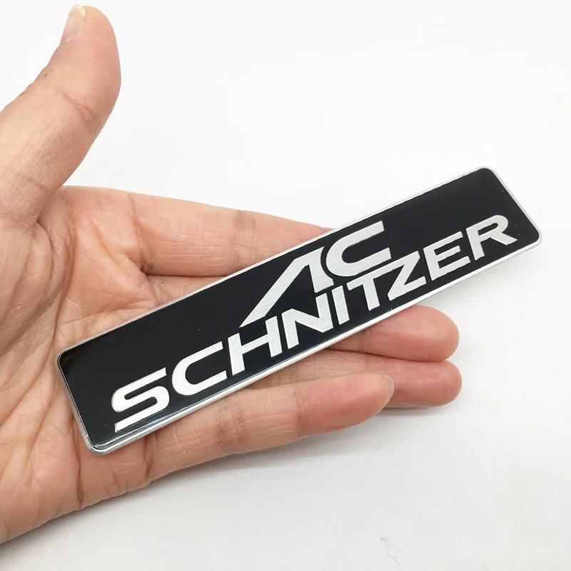 

ANTINIYA car styling emblem Aluminum paste Fender Side Sticker For BMW AC SCHNITZER M M3 M5 E34 E36 E60 E90 E46 E39 X3 X5