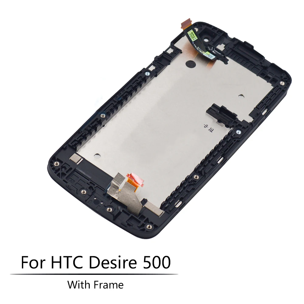 ЖК дисплей Sinbeda 4 3 дюйма для htc Desire 500 дигитайзер сенсорного экрана в сборе с рамкой