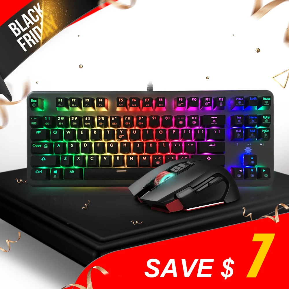 

HEXGEARS FPS Gaming Mouse PC Gamer Mechanical Keyboard Backlight RGB Mice Mouse Gamer Keyboard Mouse Combo Keyboard Mouse Combo