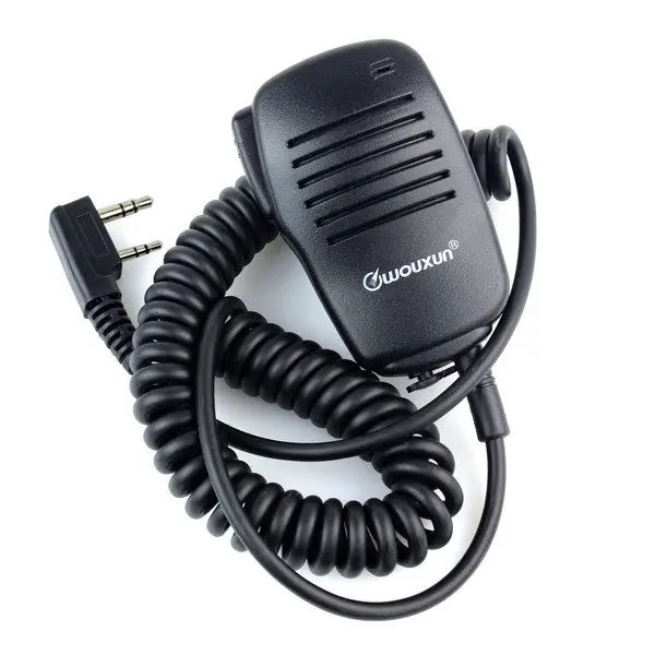Мини микрофон PTT Микрофон для Kenwood BAOFENG UV5R 888S A52 PUXING 'd xun|ptt speaker mic|speaker micptt |