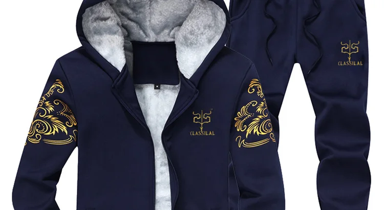 mens polo velour tracksuit