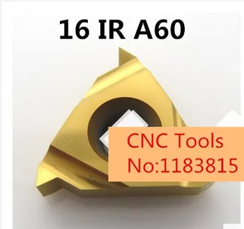 

16IR A60 Carbide Threading Inserts 60 degree Internal Threading Insert Indexable Lathe Inserts for Threaded Cutter Lathe Tool