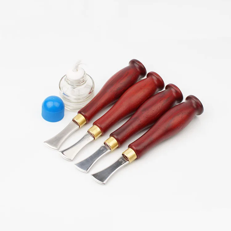 Leather edge creasing tool /stainless steel polished finish press edge