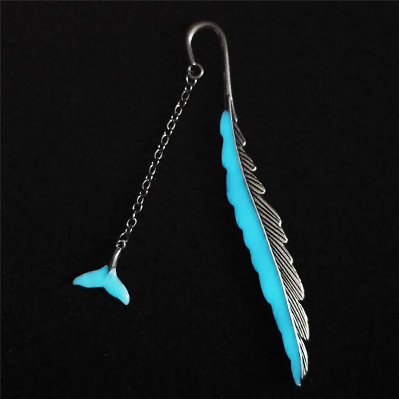 Ночной КИТ Закладка в форме хвоста линейка для детей студенческий подарок, школьные принадлежности