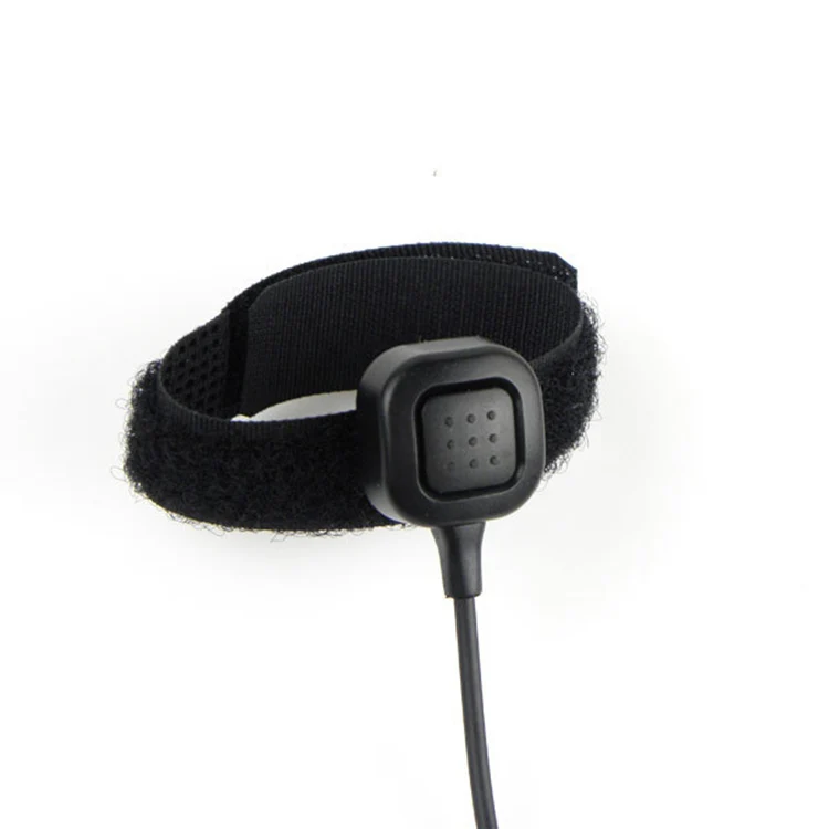 Лучшая Вибрирующая рация с горлом микрофон гарнитура для BAOFENG Wouxun в виде горла
