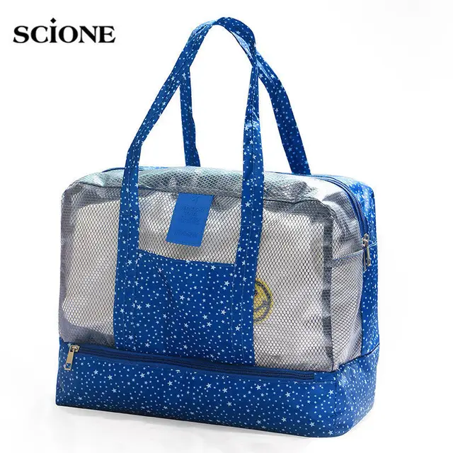 Women Swimming Bag Wet And Dry Bags Waterproof Swimsuit Nylon Women Swimming Bag Wet And Dry Bags Waterproof Swimsuit Nylon Transpa Swimwear Pool Beach Collection Fl