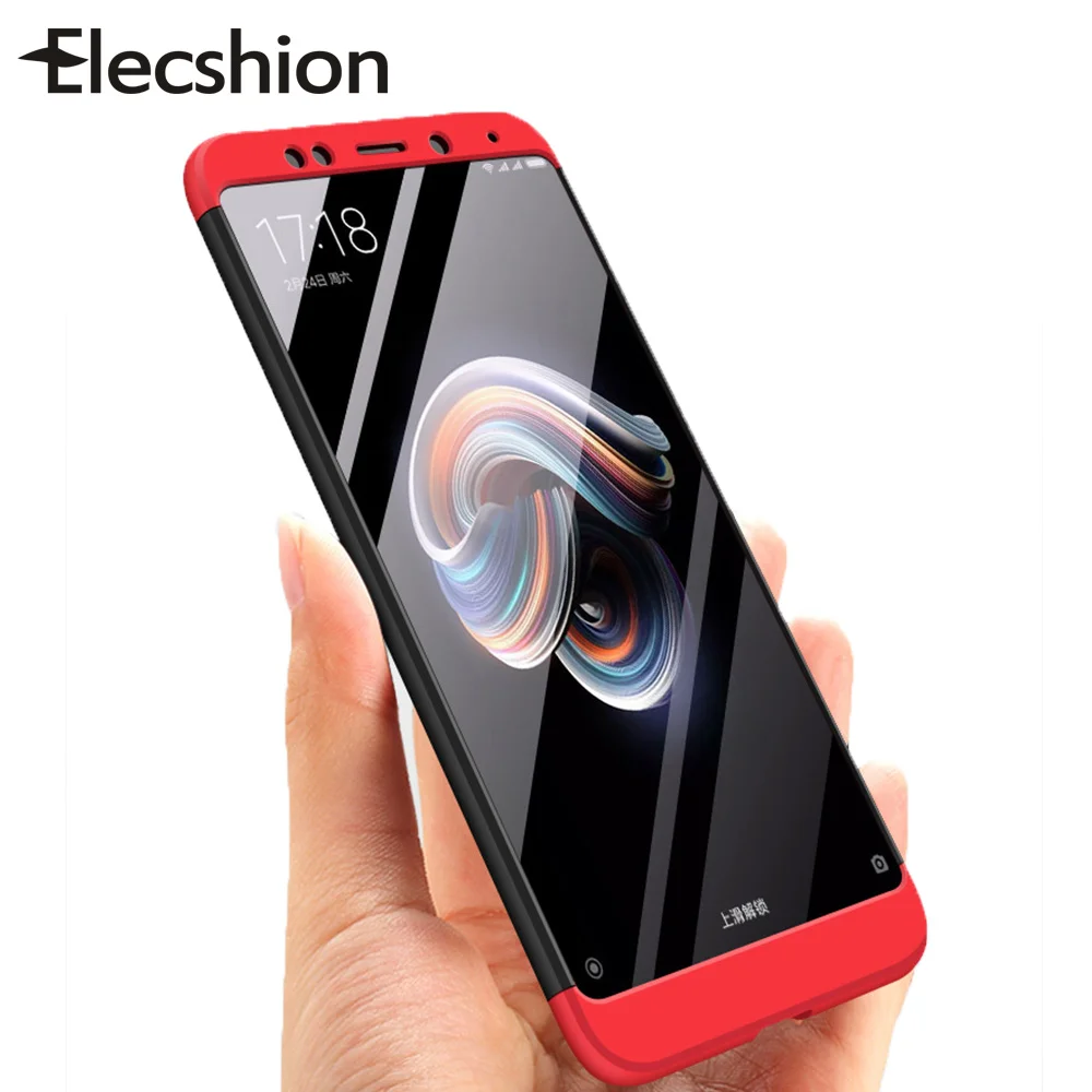 

360 Full Protection Shockproof Case For Xiaomi 8 Lite Max Fashion 3 in 1 All-inclusive For Xiaomi Redmi Note 5 6 Lite 9 SE 6A 5A