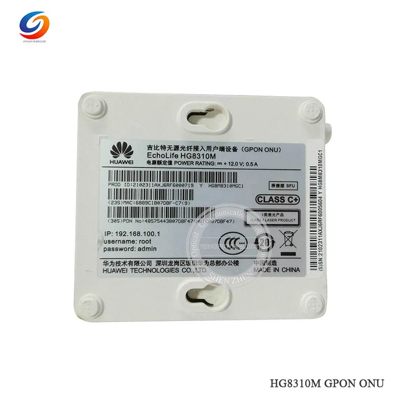 Оригинальный 98% Новый HG8310M один GE ethernet порт GPON терминал FTTH ONU английский vinterface для
