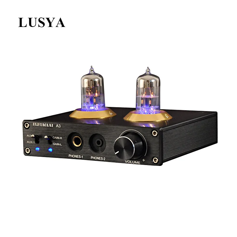 Lusya 6N3 Tube headphone Amplifier MAX9722 DAC