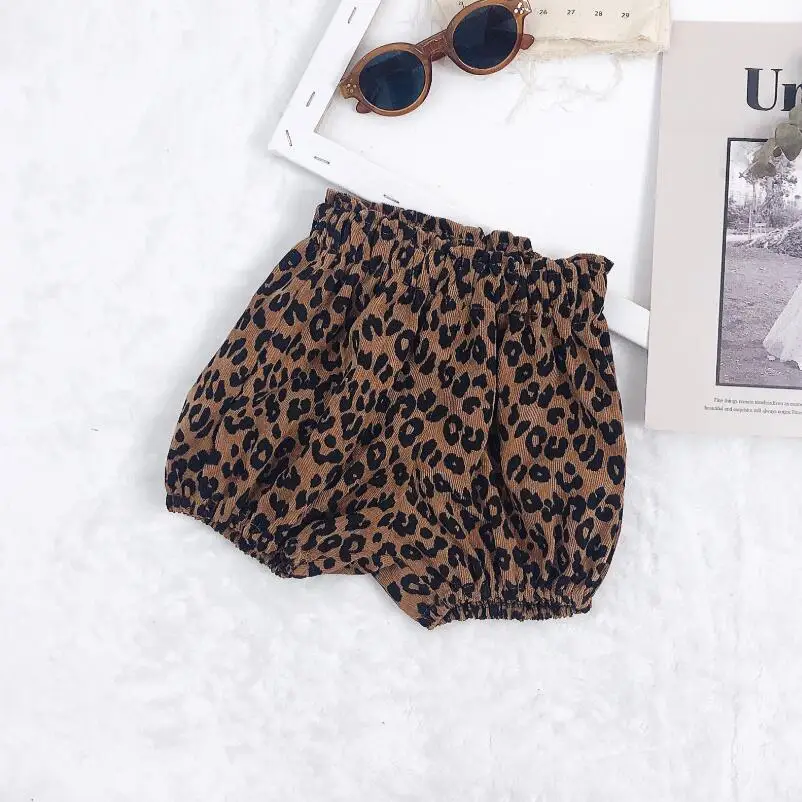

New 2019 Korean Summer Baby Toddler Shorts Girls Leopard Short Pants Girl Shorts Kids Clothes Children's Trousers Bottoms JW7396