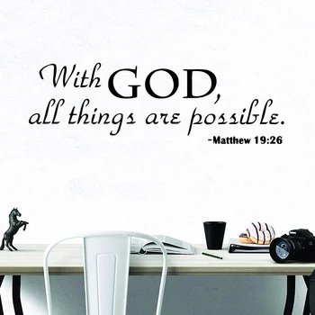 

Cartoon all things are possible Decal Removable Vinyl Mural Poster For Kids Rooms Home Party Decor Wallpaper