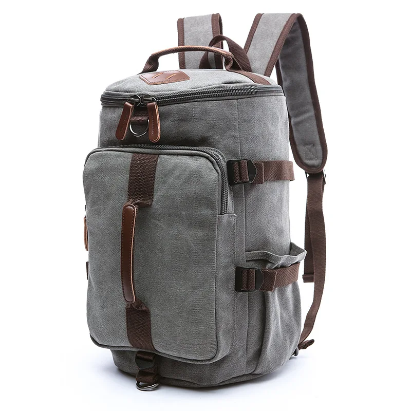 Snap Tours, холщовая дорожная сумка для мужчин, большая вместительность, Мужская Ручная сумка для путешествий, сумка для путешествий, модный рюкзак для путешествий - Цвет: GREY-SMALL