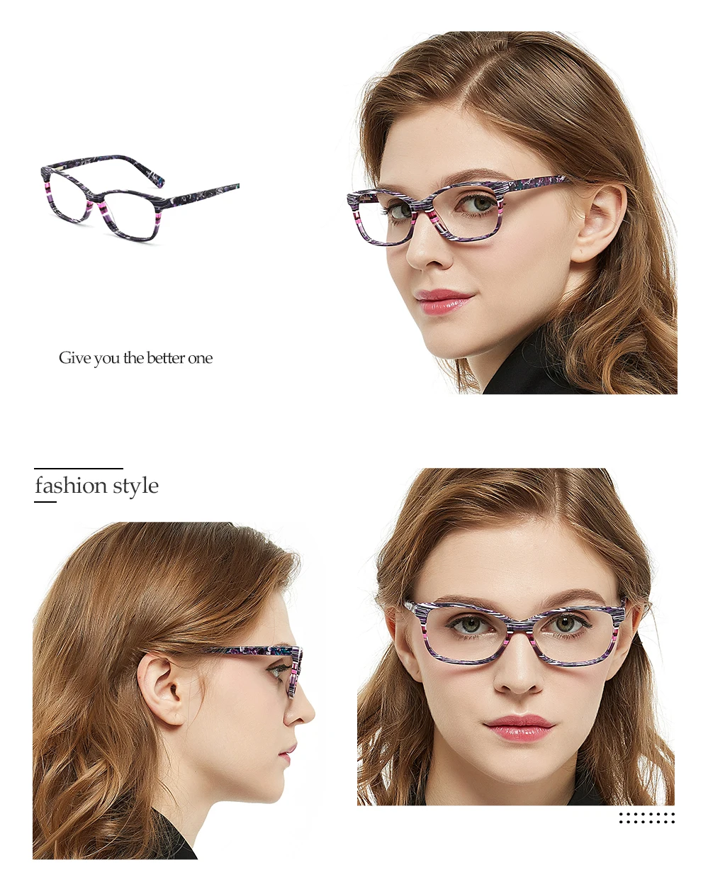 Модная полосатая прозрачная Оправа очков для женщин, винтажная дальнозоркость, оптические линзы, очки для близорукости, очки для девушек, оправа, коробка для очков, Маре аззуро, AMOS