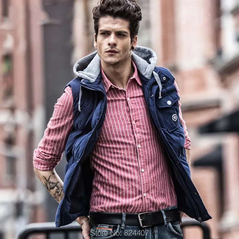 vest over sweatshirt