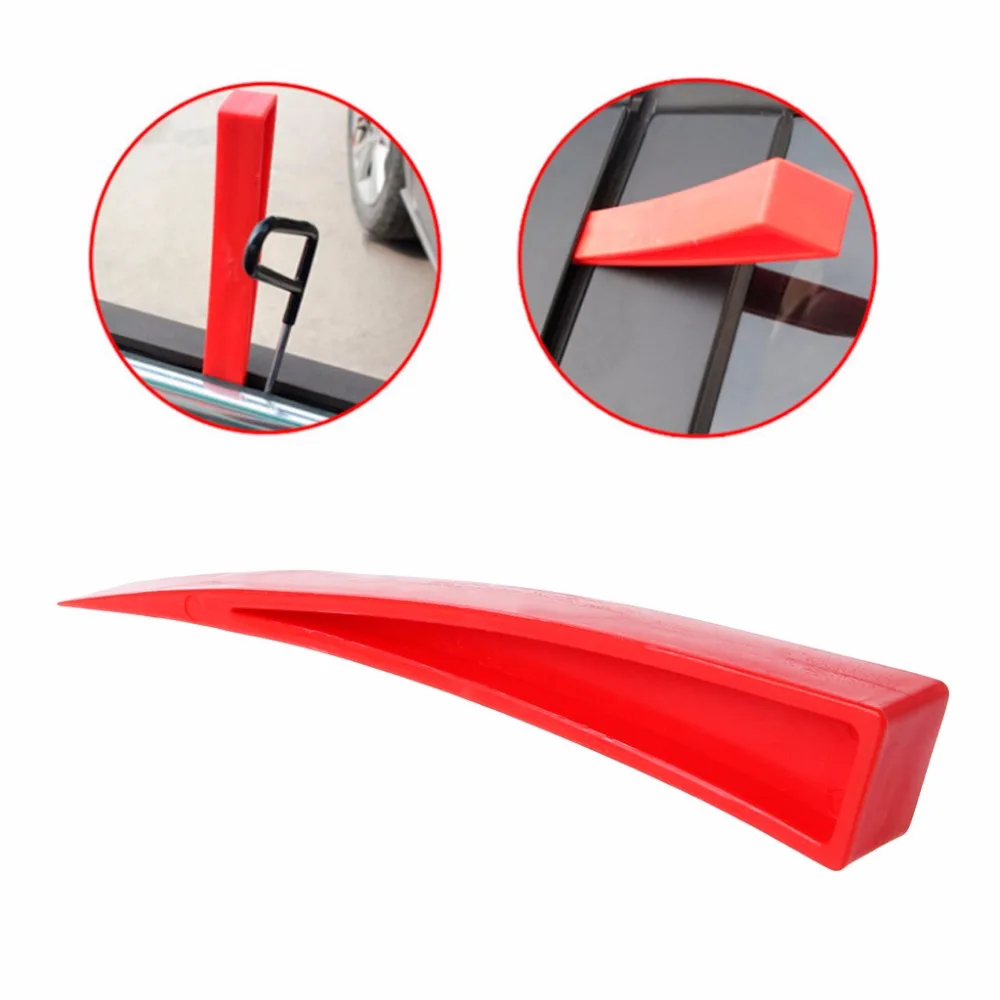 

1Pc Red Curved Window Wedge Paintless Dent Repair Remove Auto Car Body Repair DIY Hand Tool C45