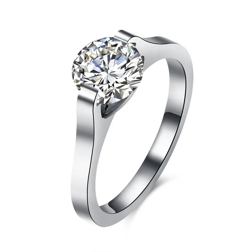 316L Stainless Steel Rings For Woman Silver plated Ring