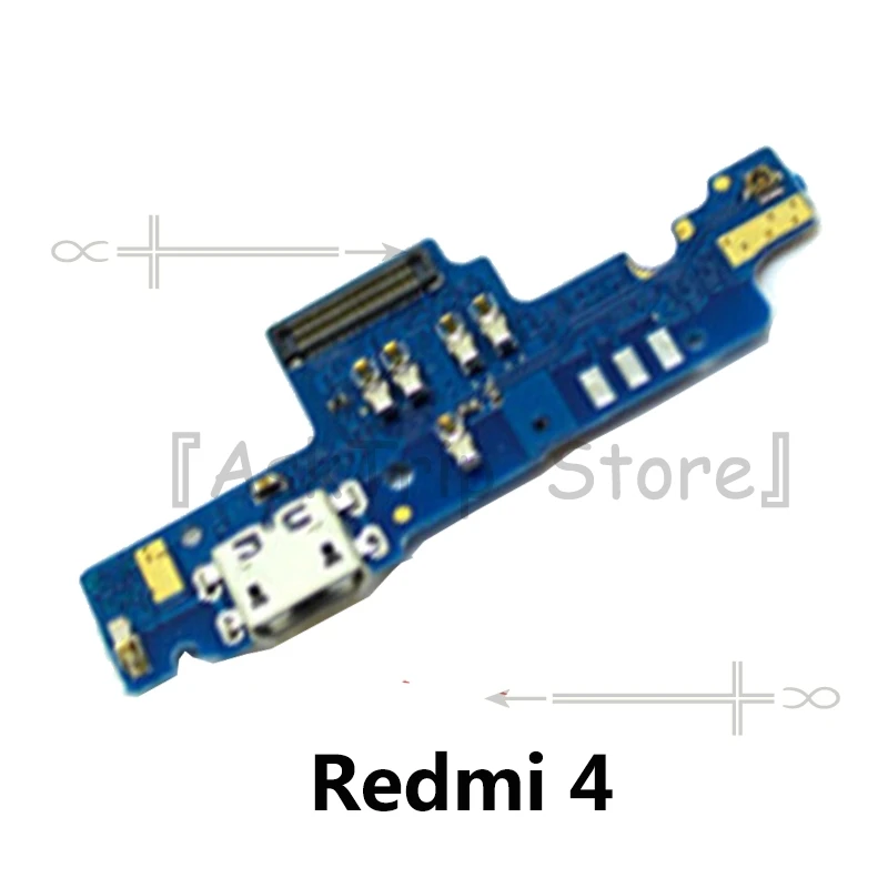 Плата USB коннектора Для Redmi 5 5A Plus док станция для зарядки Xiaomi 1s 2 3 4 4A X Pro|Шлейфы
