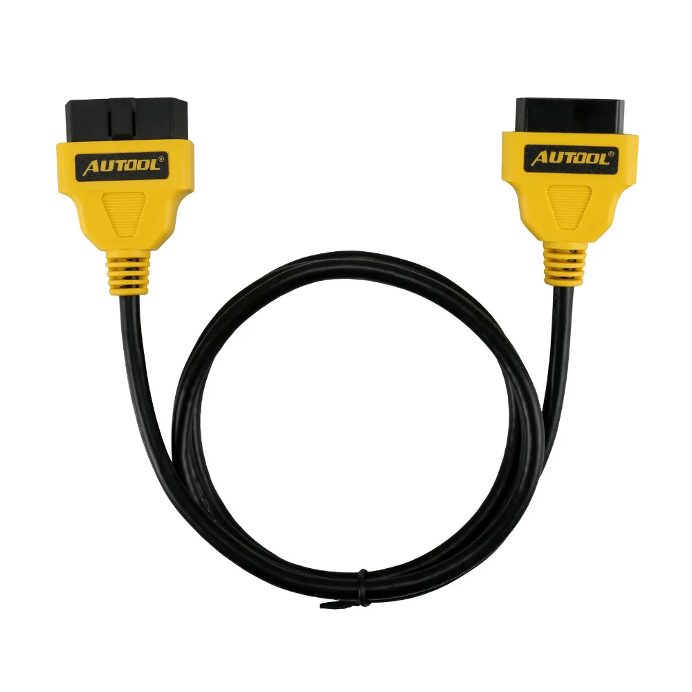 AUTOOL 1 5 м OBD2 16 контактный Удлинительный кабель 150 см ELM327 OBD II коннектор|obd2 16pin|cable pinobd2