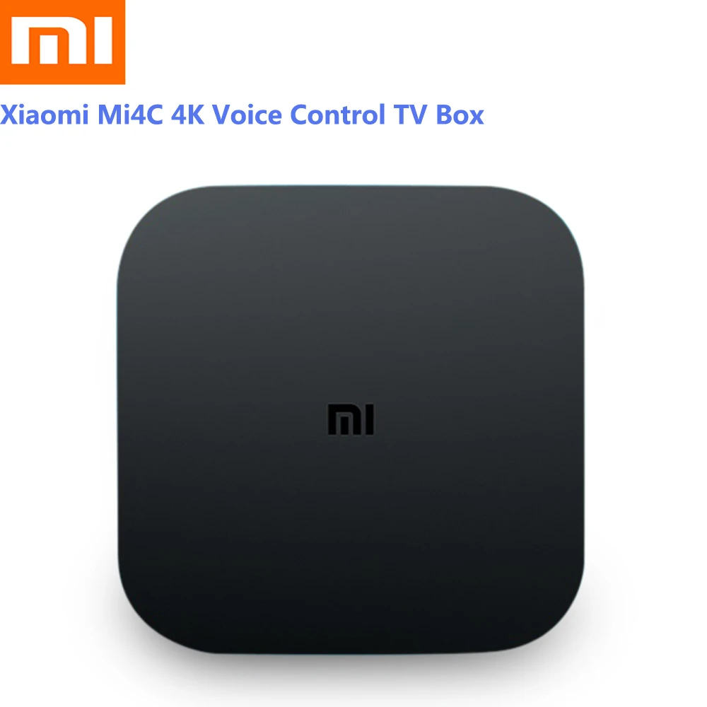 Xiaomi Mi4C Android ТВ коробка 1 ГБ 8 5 0 Amlogic S905L 4 ядра Bluetooth + EDR телеприставки К HDR Smart Media Player |