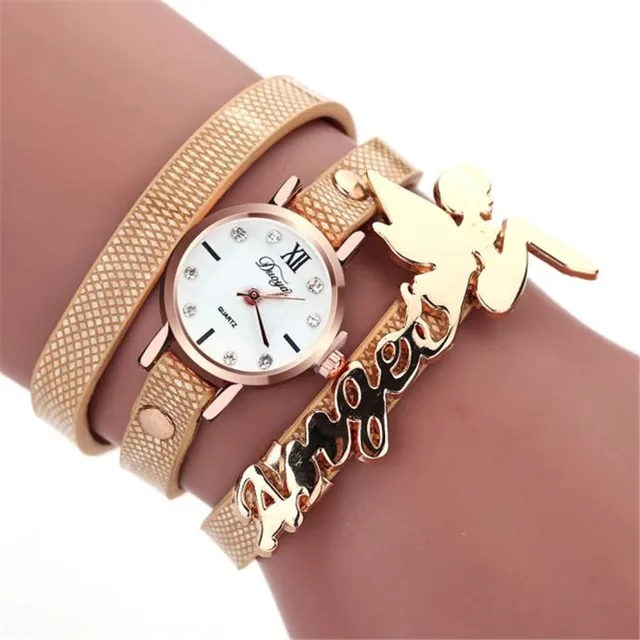 CLAUDIA Newest Luxury New Fashion Style Faux Leather Bracelet Watch Women Dress CLAUDIA Newest Luxury New Fashion Style Faux Leather Bracelet Watch Women Dress