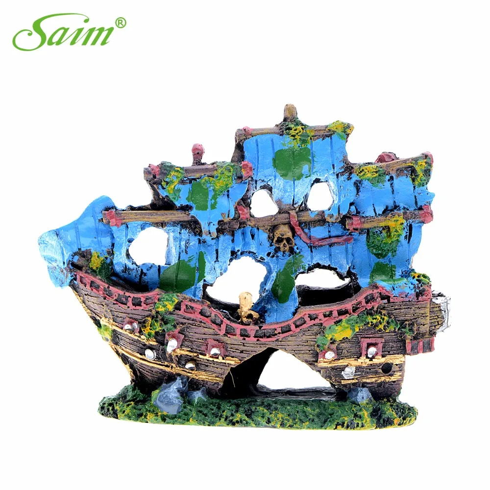 Aliexpress.com : Buy 6.1" Wreck Sunk Ship Aquarium ..