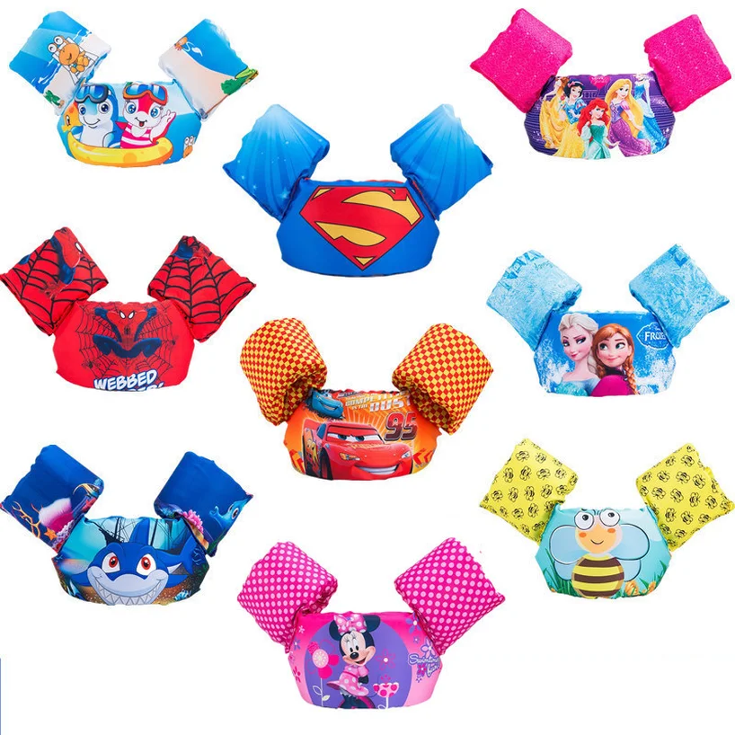 

2019 New Baby Kids Arm Ring Life Vest Floats Foam Safety Life Jacket Sleeves Armlets Swim Circle Tube Ring Swimming Rings