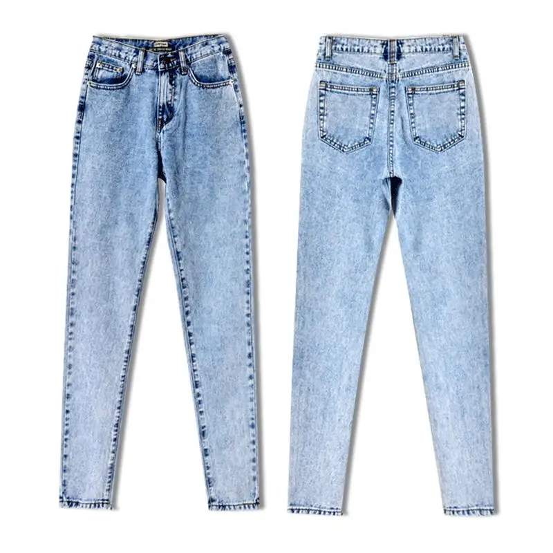 Винтажные джинсы с высокой талией, женские хлопковые Джинсы бойфренда, обтягивающие Стрейчевые джинсы со снежинками для мам, джинсы для женщин размера плюс