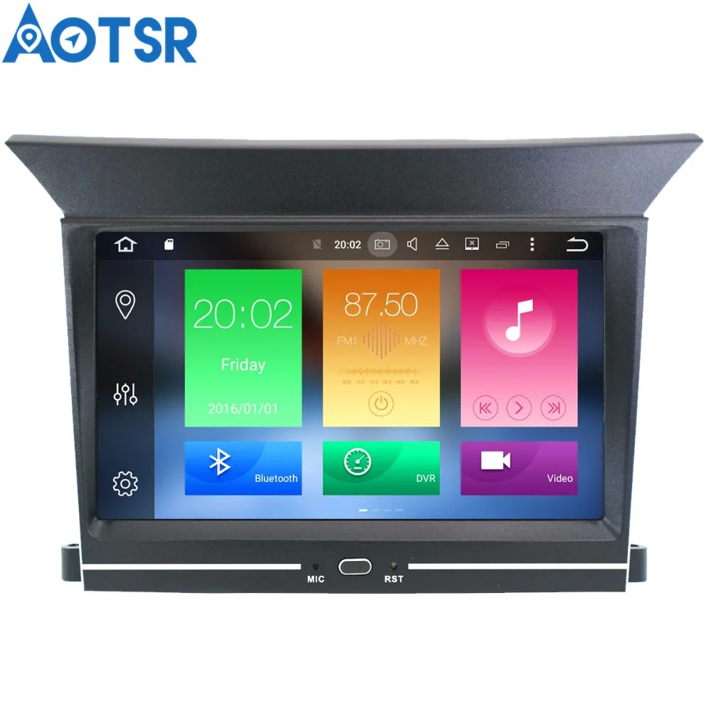 Clearance Aotsr Android 8.1 Quad core GPS navigation Car DVD Player For Honda Pilot 2009-2012 multimedia 2 din radio recorder stereo wifi 2