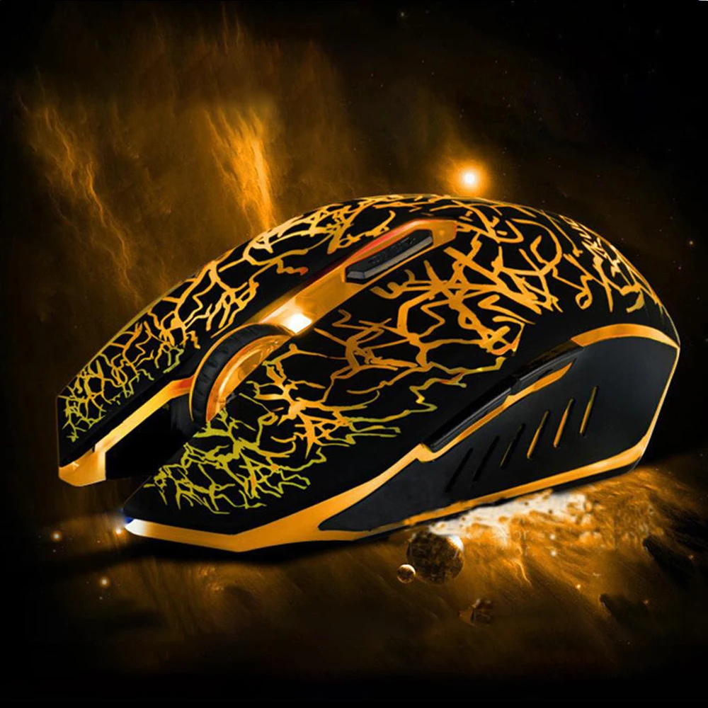  New USB Wired Mouse 480DPI 6 Buttons Optical Gaming Game Mouse 7 Colors LED for PC Laptop Computer 