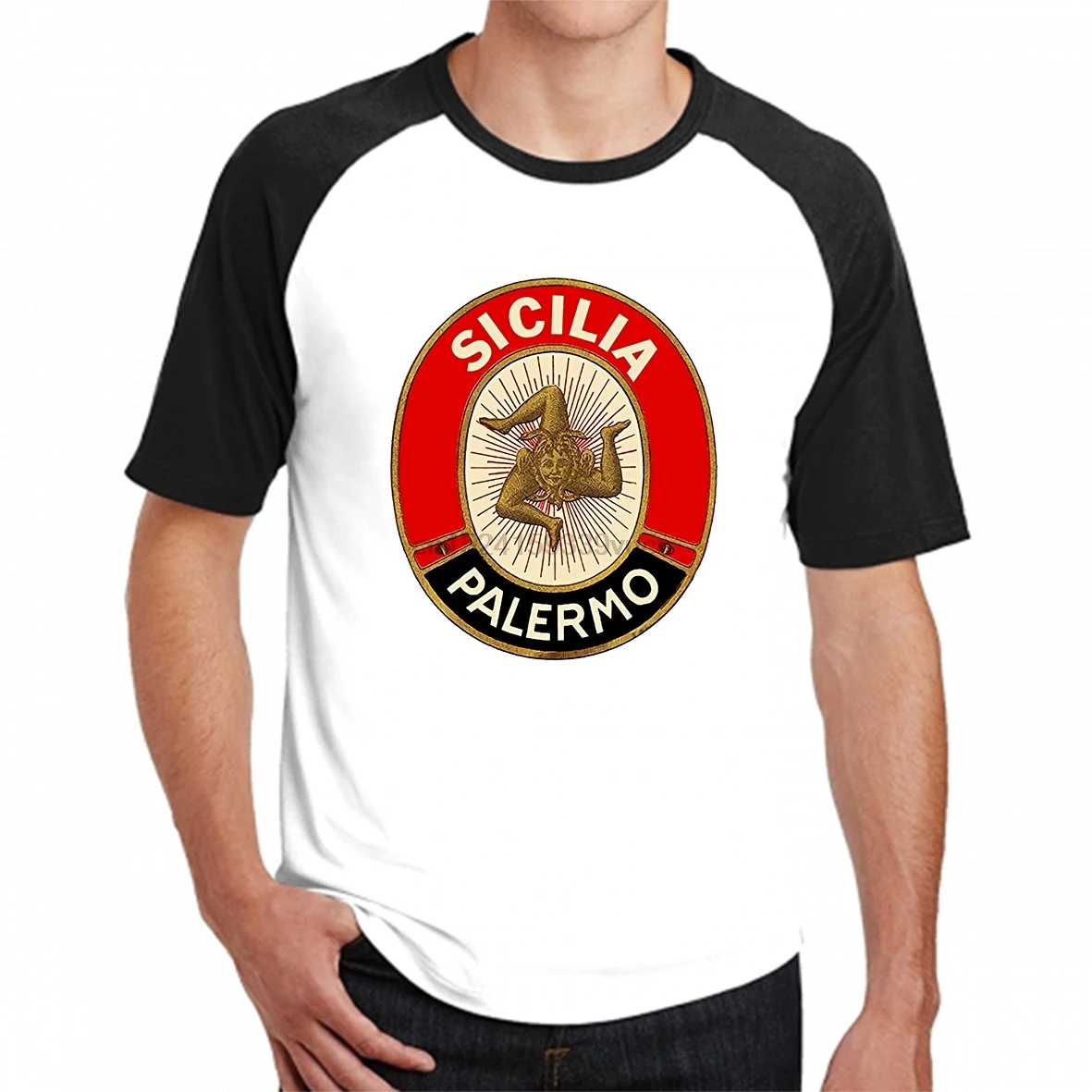 

Sicilia Palermo T-Shirt - Vintage Style Sicily Tee