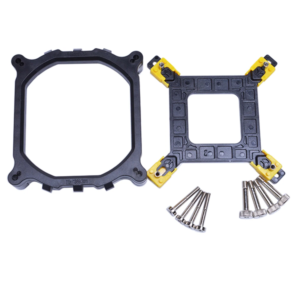 Soporte de ventilador de escritorio para CPU, Base de disipador térmico montado en tornillo para LGA2011/1155 1150 socket 10br568, 10 unids/lote|desktop cpu cooler|cpu cooler fan - AliExpress