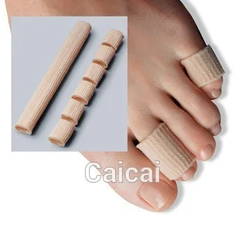 

(14CM)Fabric+Gel Tube Cushion Corns and Calluses,Toe Protector,Hallux Valgus Orthopedics,Bunion Guard for Feet Care
