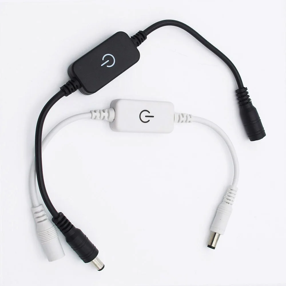 

New Itouch LED dimmer DC12V-24V 4A Black or White for Single color Led strip switch on/off