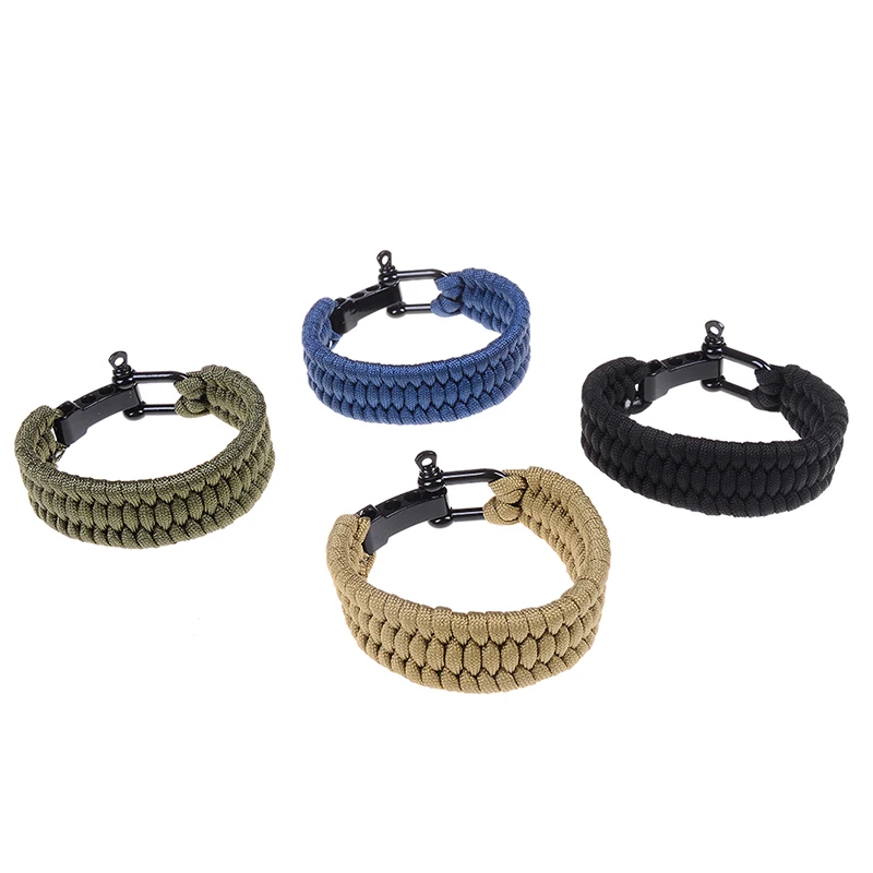 بقاء مضفر الانقاذ في الهواء الطلق أساور المظلة الحبل Paracord الطوارئ مظلة حبل في الهواء الطلق التخييم المشي لمسافات طويلة بقاء مضفر الانقاذ في الهواء الطلق أساور المظلة الحبل Paracord الطوارئ مظلة حبل في الهواء الطلق التخييم المشي لمسافات طويلة