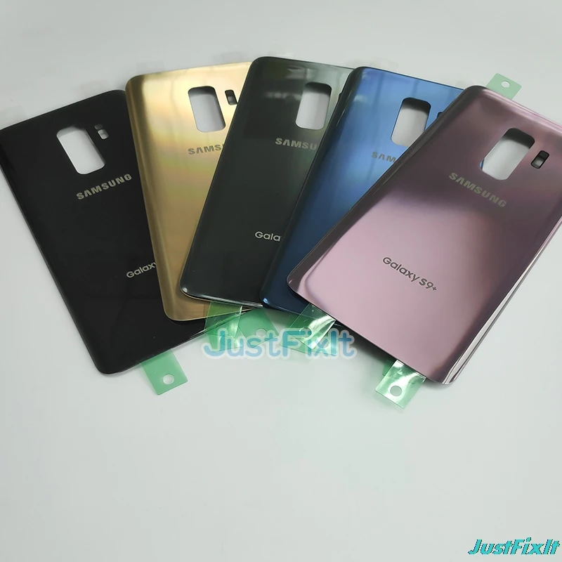 

For SAMSUNG Galaxy S9+ S9 Plus G965 G965F Back Battery Cover Door Rear Glass Housing Case Replace Battery Cover