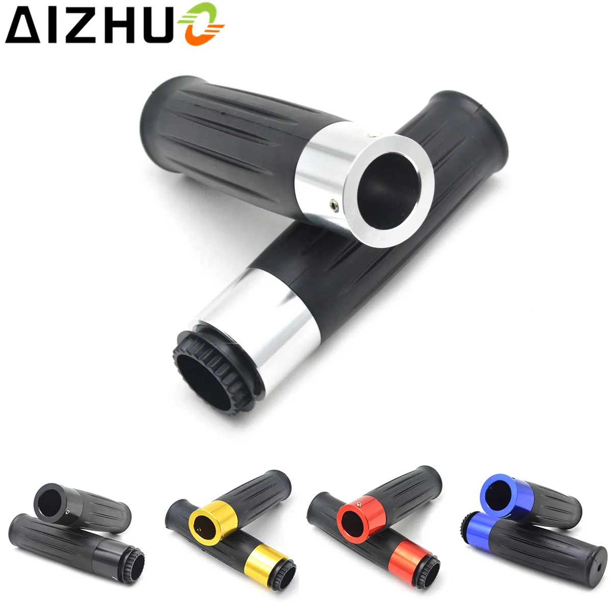 

Rubber Aluminum 7/8" 22mm Motorcycle Handle Grip Motorbike Handle Bar Grips For YAMAHA YZF R1 R3 R6 YBR125 Z800 Ninja KTM DUKE