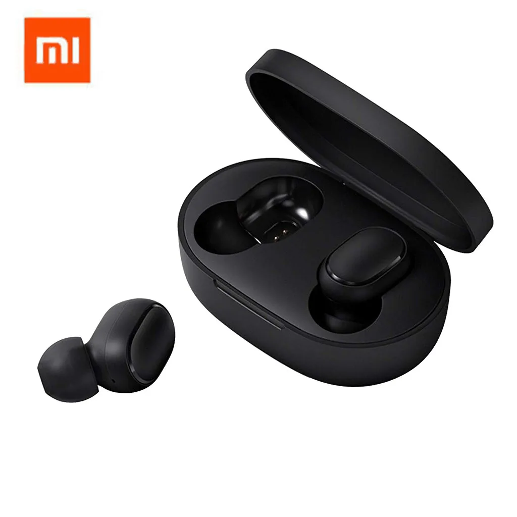 Xiaomi Redmi AirDots TWS Bluetooth наушники с микрофоном громкой связи беспроводной Bluetooth спортивный музыкальный привод
