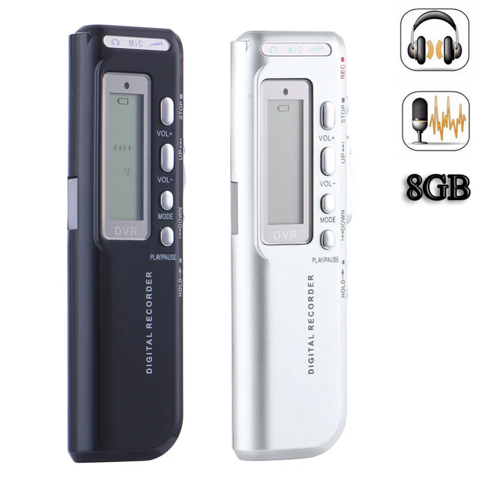 Rechargeable 8GB 650Hr Digital USB Recording Pen Mini Audio/Sound/Voice Recorder Dictaphone MP3 Player With Earphone USB Cable 2 Rechargeable 8GB 650Hr Digital USB Recording Pen Mini Audio/Sound/Voice Recorder Dictaphone MP3 Player With Earphone USB Cable 2