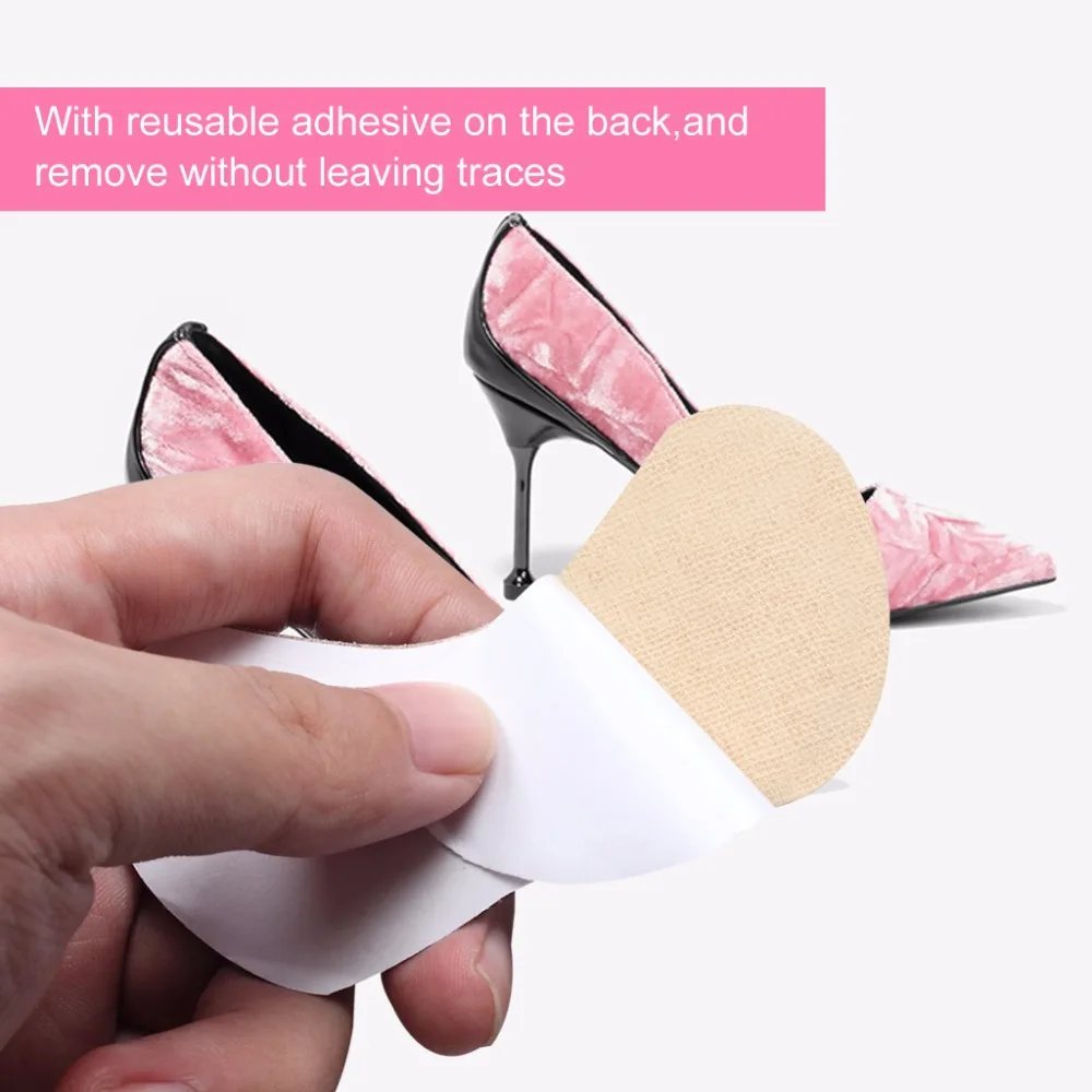 Pair of Self-adhesive Heel Pads Thickening & Soft Foam Foot Care Protector Tool (2)